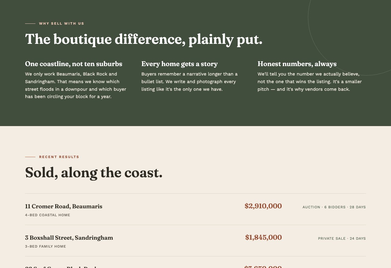 Editorial web design — screenshot 3
