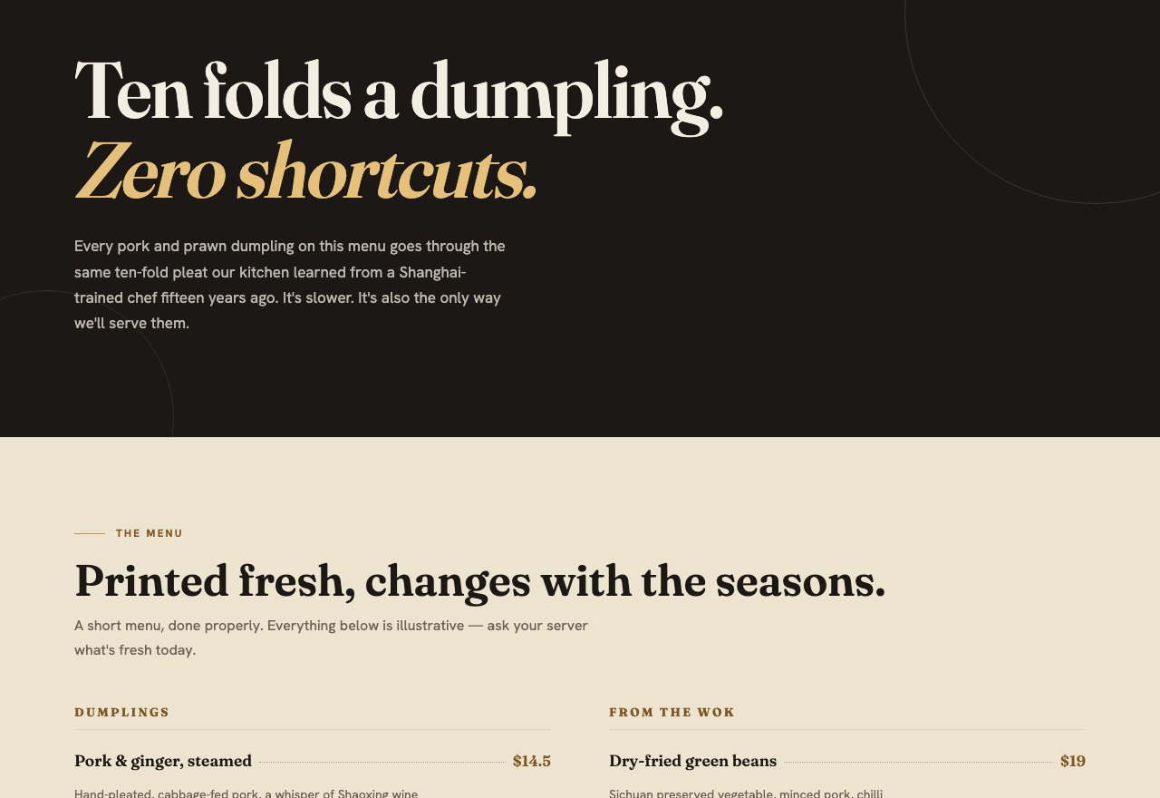 Web design + bookings — screenshot 2