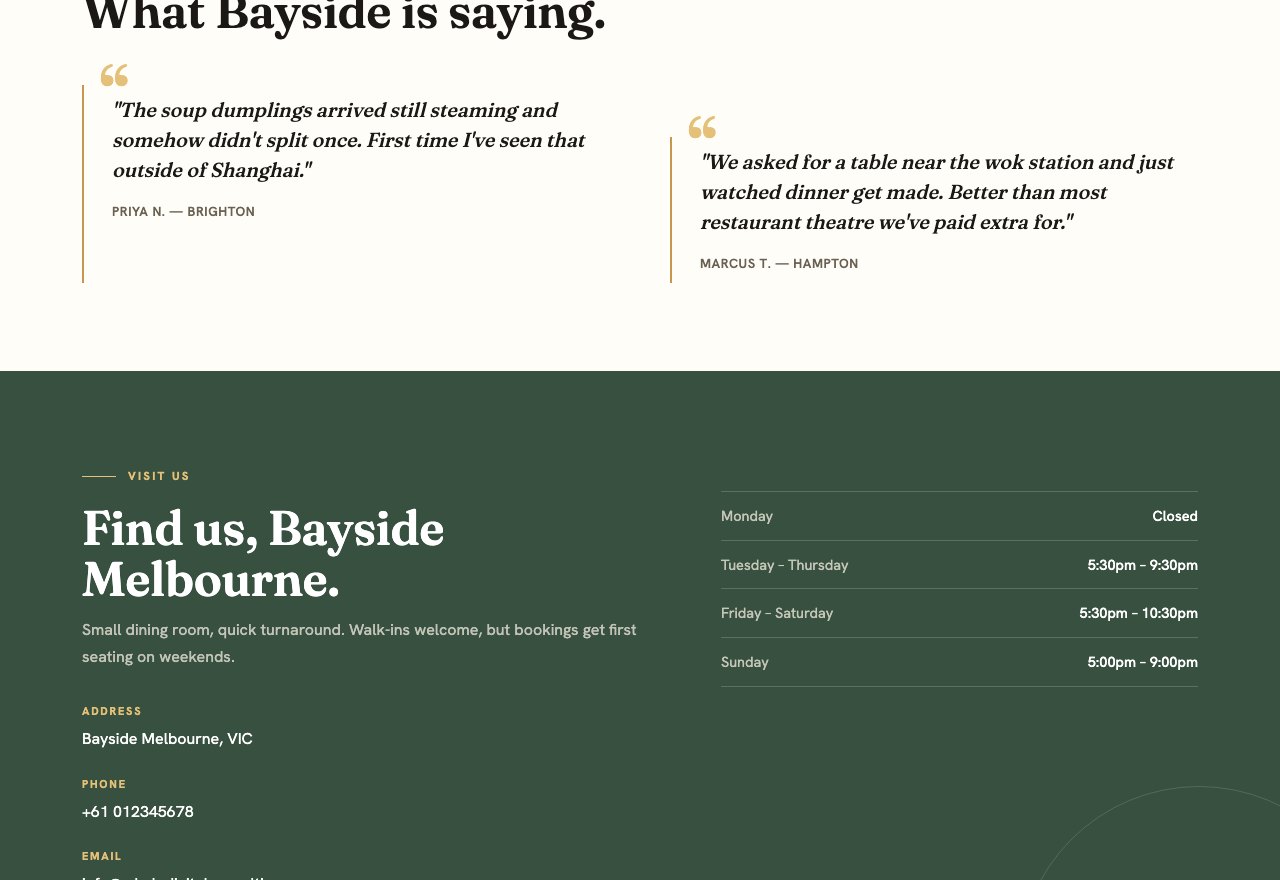 Web design + bookings — screenshot 4