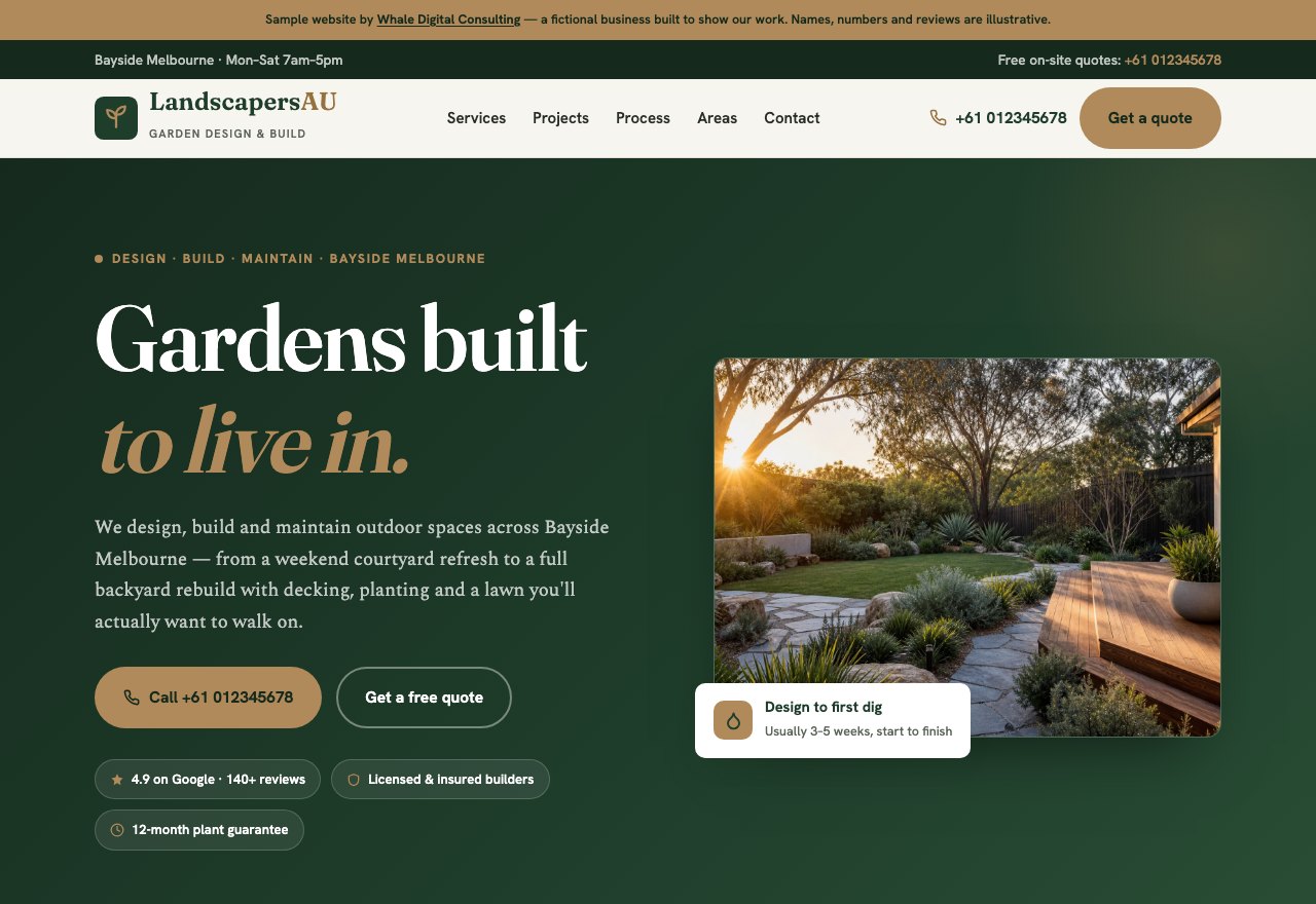 Web design + gallery — screenshot 1
