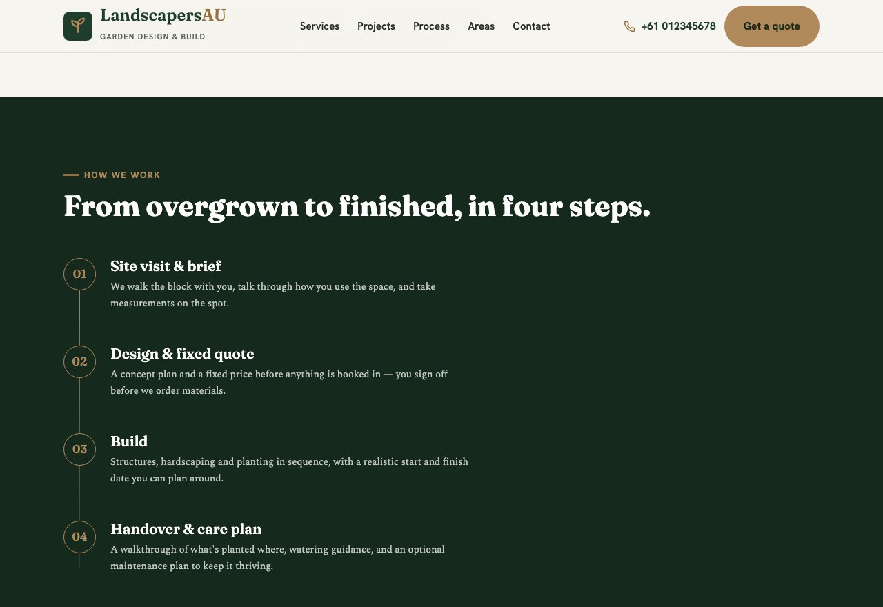 Web design + gallery — screenshot 2