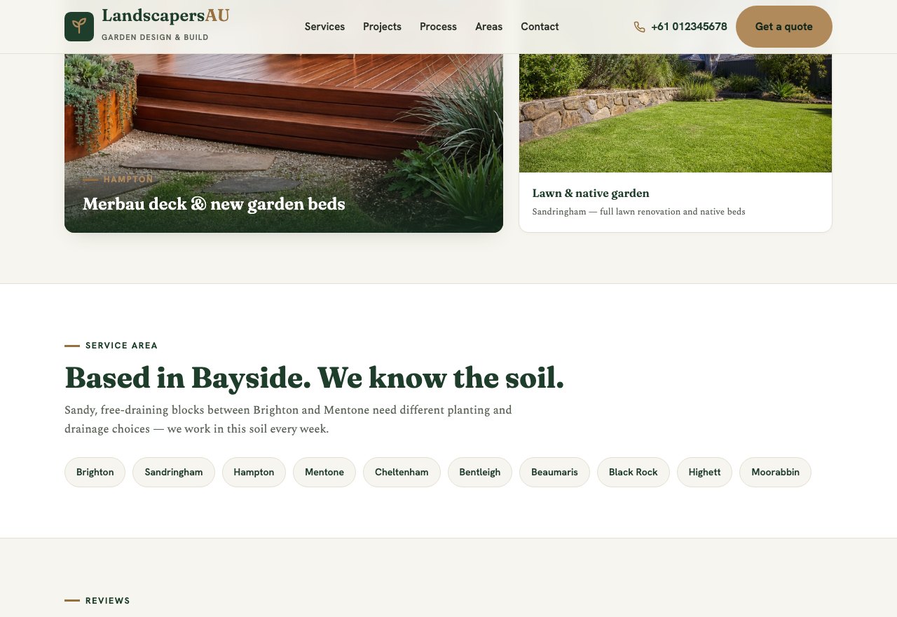 Web design + gallery — screenshot 3
