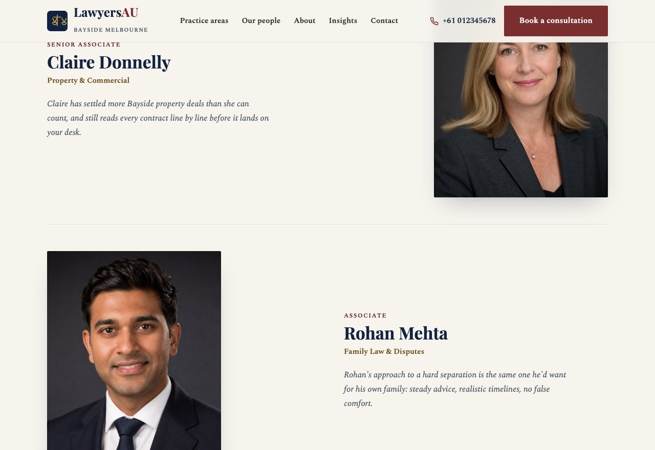 Trust-first web design — screenshot 3