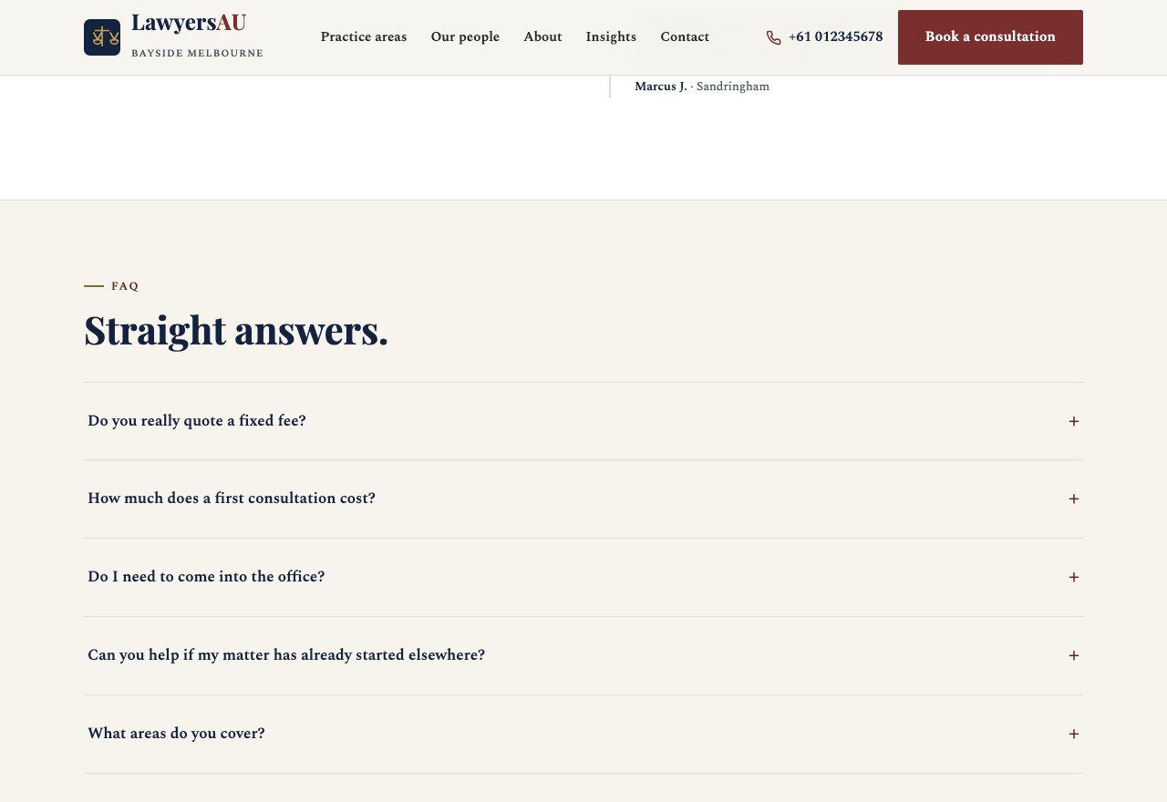 Trust-first web design — screenshot 4