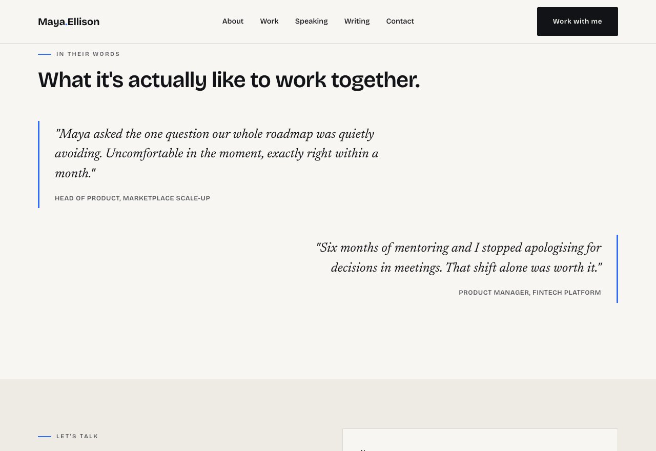 Personal brand + product — screenshot 4