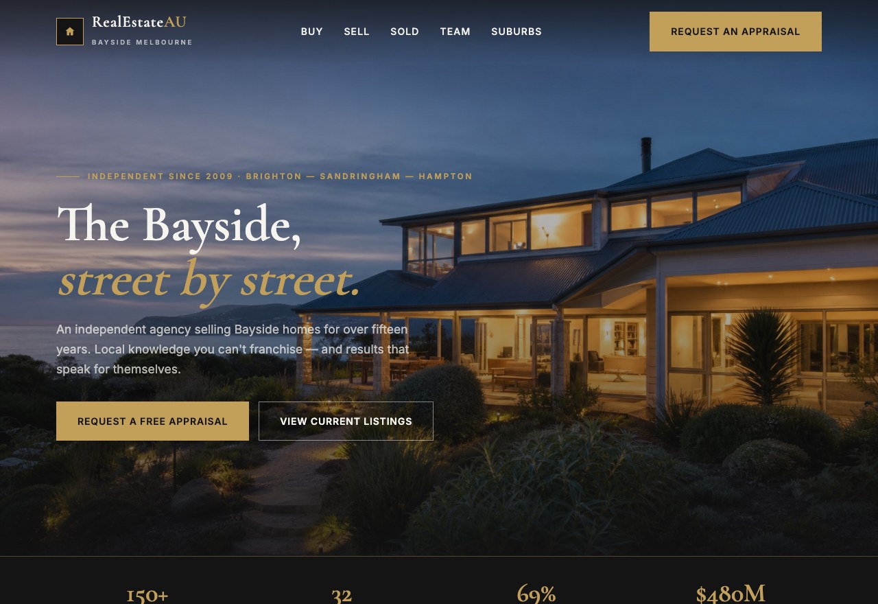 Web design + appraisal capture — screenshot 1