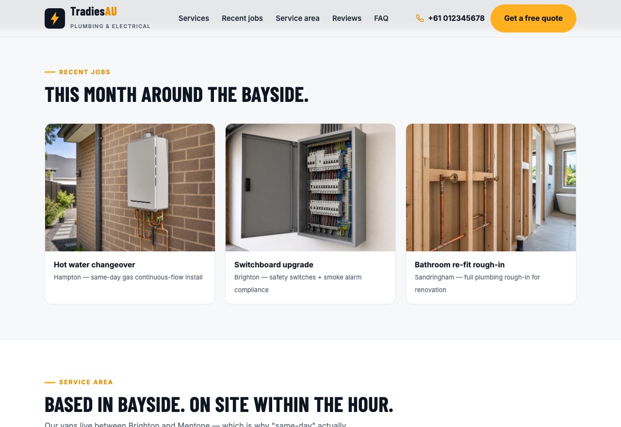Web design + local SEO — screenshot 3