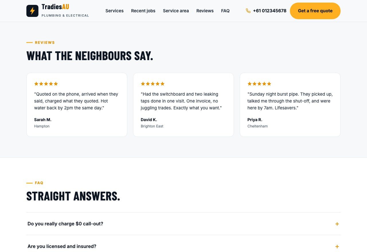 Web design + local SEO — screenshot 4